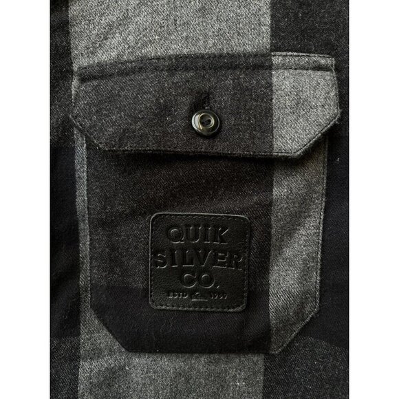 QuikSilver Men's Miho Stones SHERPA Long Sleeve Over Shirt Size M - Picture 6 of 16